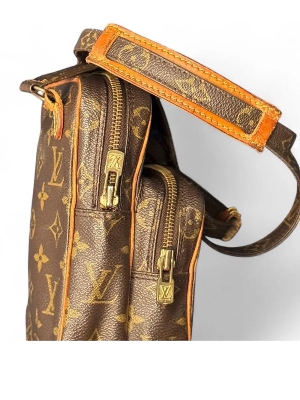 Louis Vuitton Amazone Monogram Crossbody Bag Vintage 1988 Designer Lux LV luxury - Picture 3 of 8